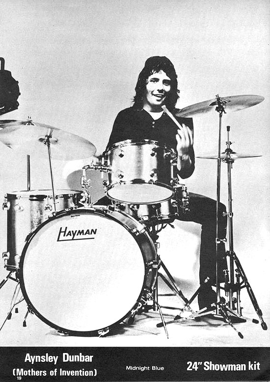 Aynsley Dunbar Drummerworld