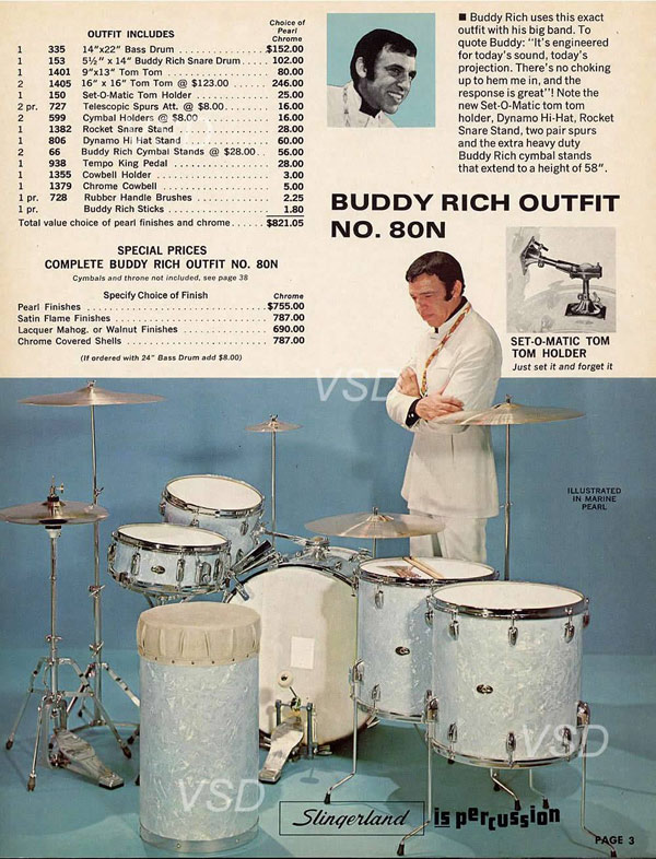 Buddy Rich at Drummerworld