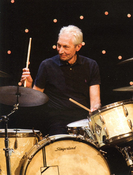 Charlie Watts - The Rolling Stones - Drummerworld