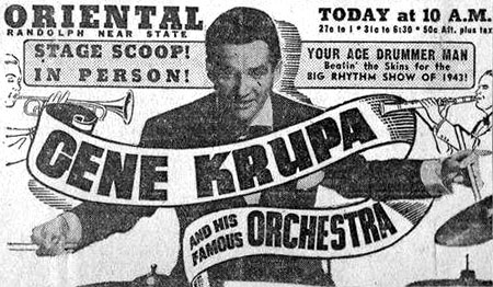 Gene Krupa Drummerworld