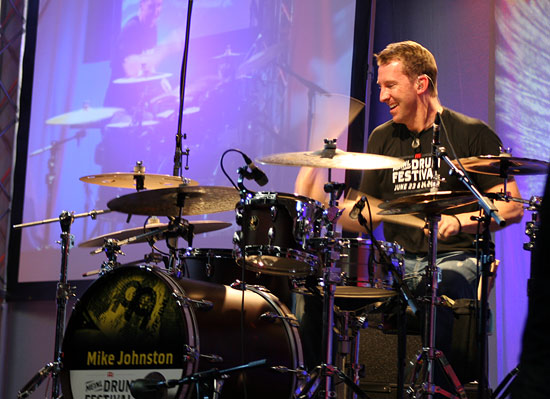 Mike Johnston Drummerworld