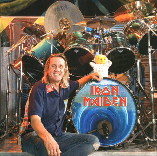 Nicko McBrain Drummerworld