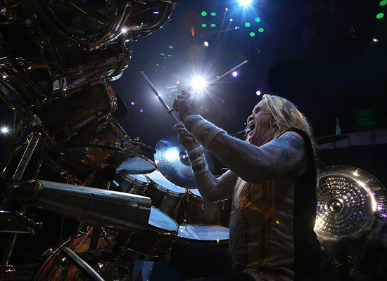 Nicko McBrain Drummerworld