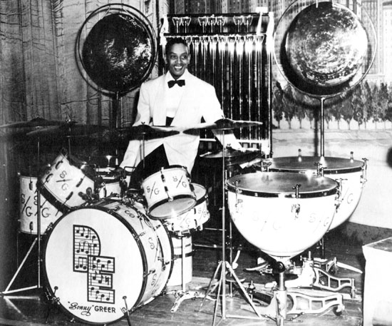 Sonny Greer Duke Ellington Drummerworld