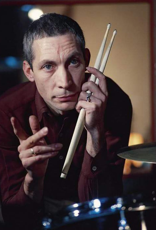 Charlie Watts - The Rolling Stones - Drummerworld