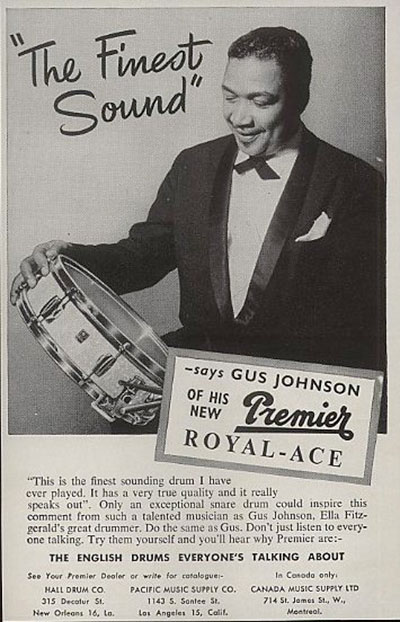 Gus Johnson Drummerworld