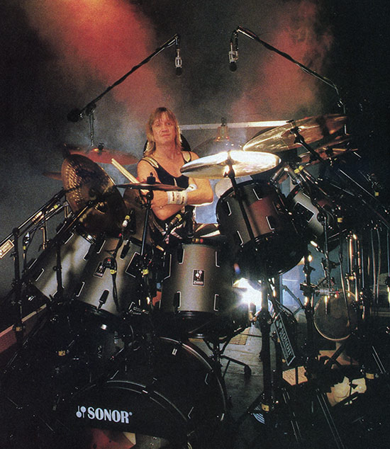 Nicko McBrain Drummerworld