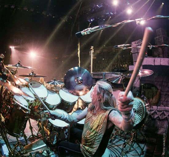 Nicko McBrain Drummerworld