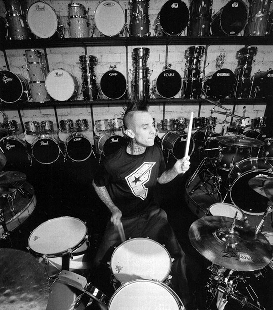 Travis Barker Drummerworld