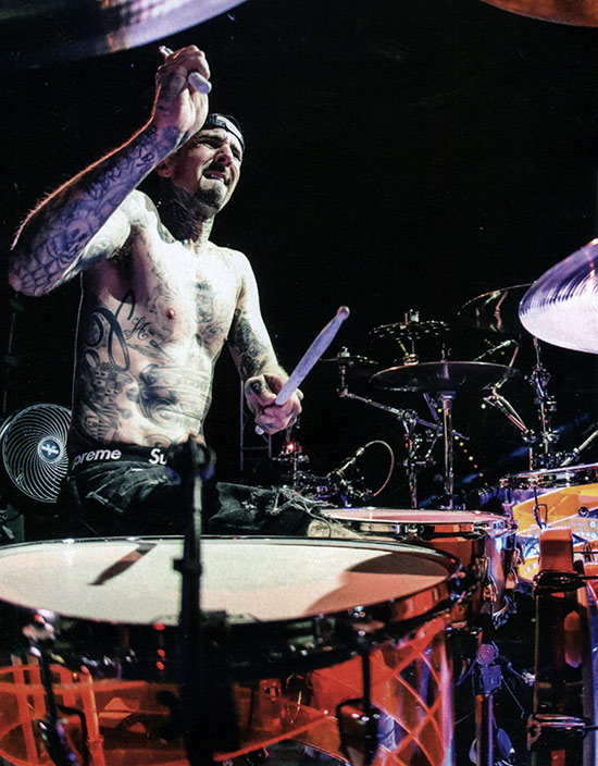 Travis Barker Drummerworld