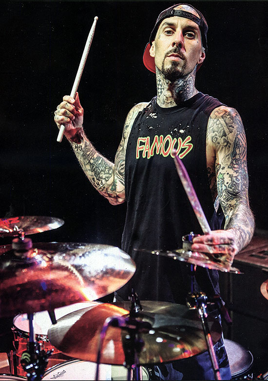 Travis Barker Drummerworld