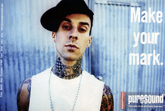 Travis Barker Drummerworld