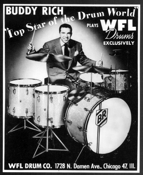 Buddy Rich at Drummerworld