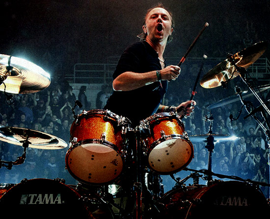 Lars Ulrich - Metallica - Drummerworld