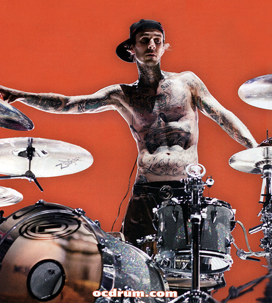 Travis Barker Drummerworld