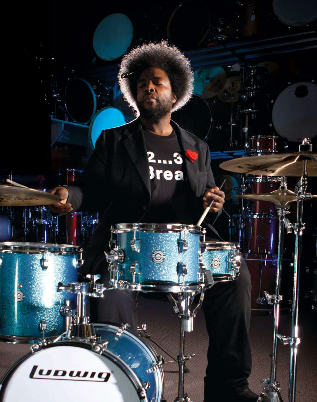 Questlove Ahmir Thompson Drummerworld