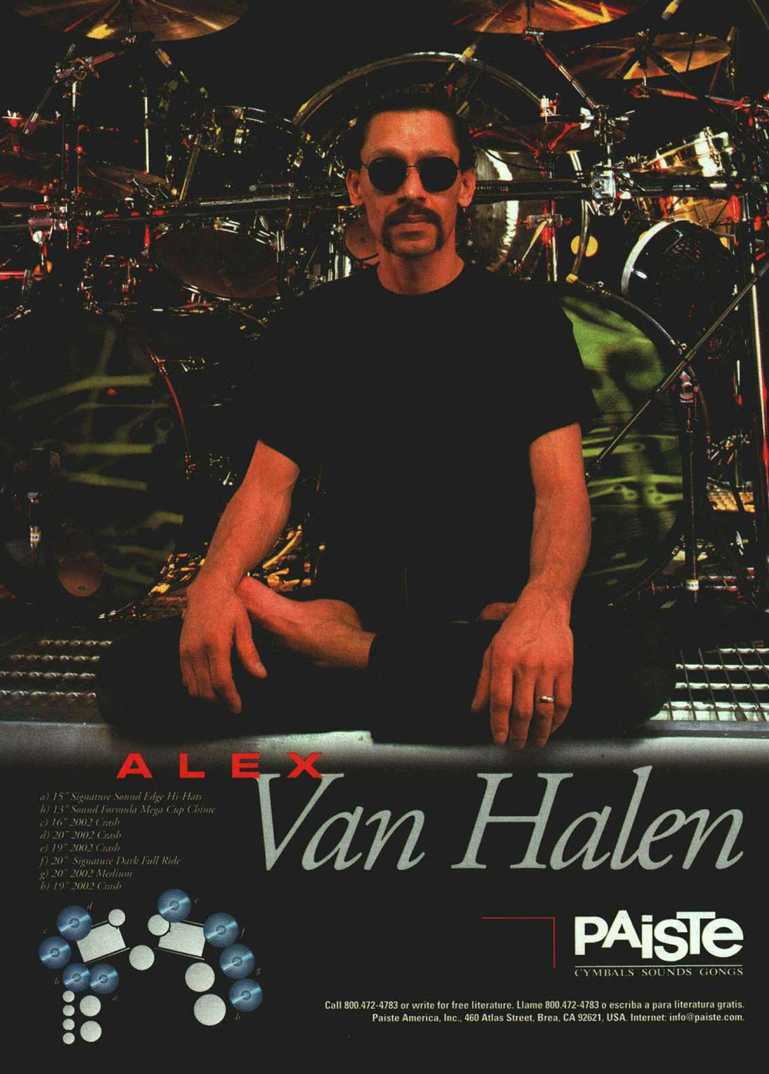 Alex Van Halen Drummerworld