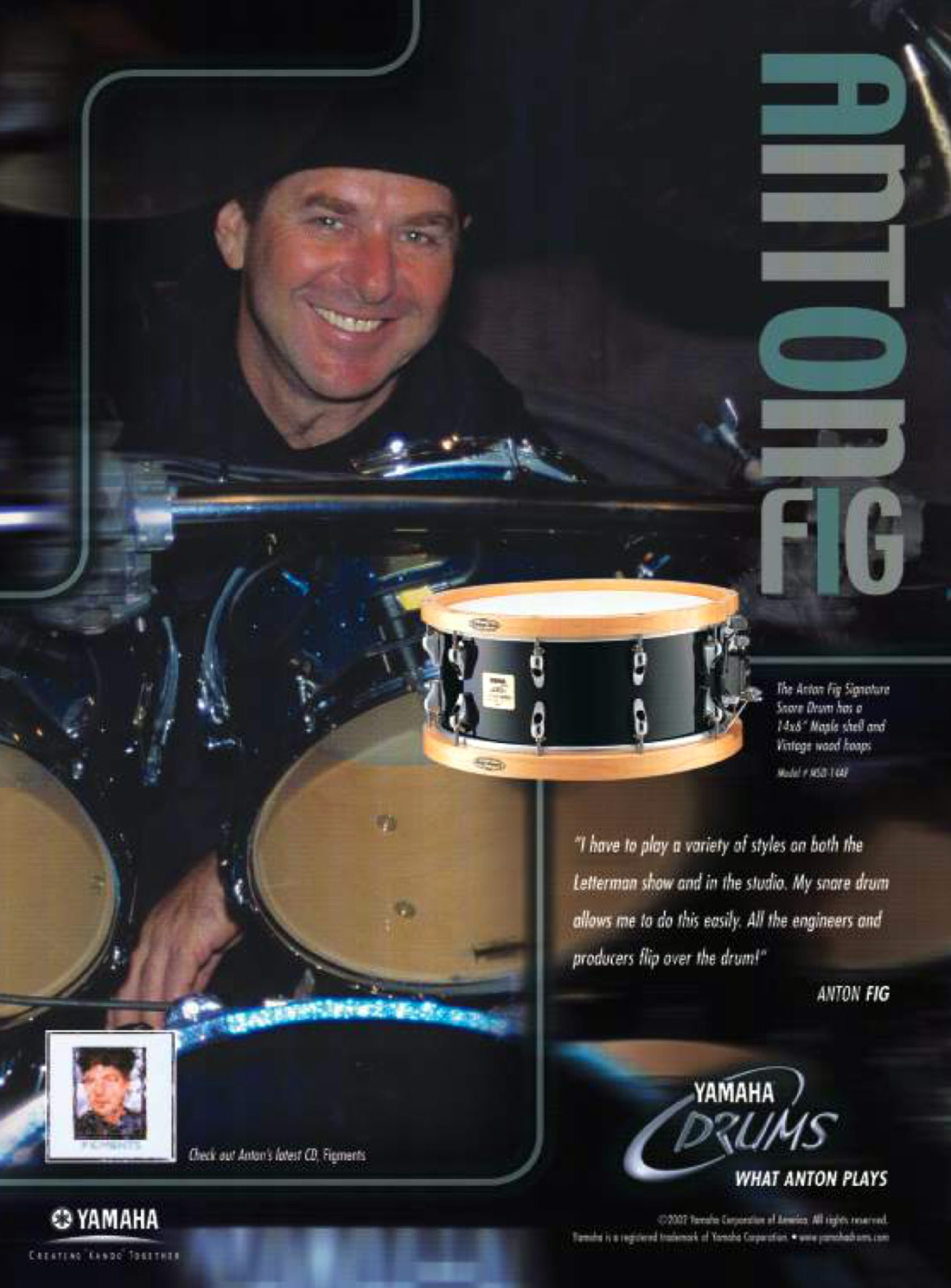 Anton Fig Drummerworld