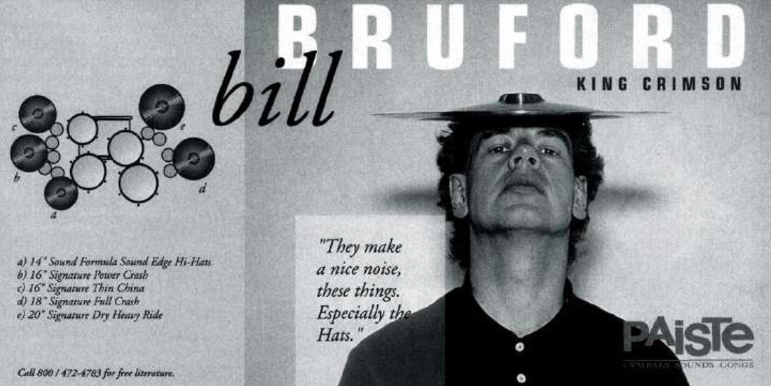 Bill Bruford Drummerworld