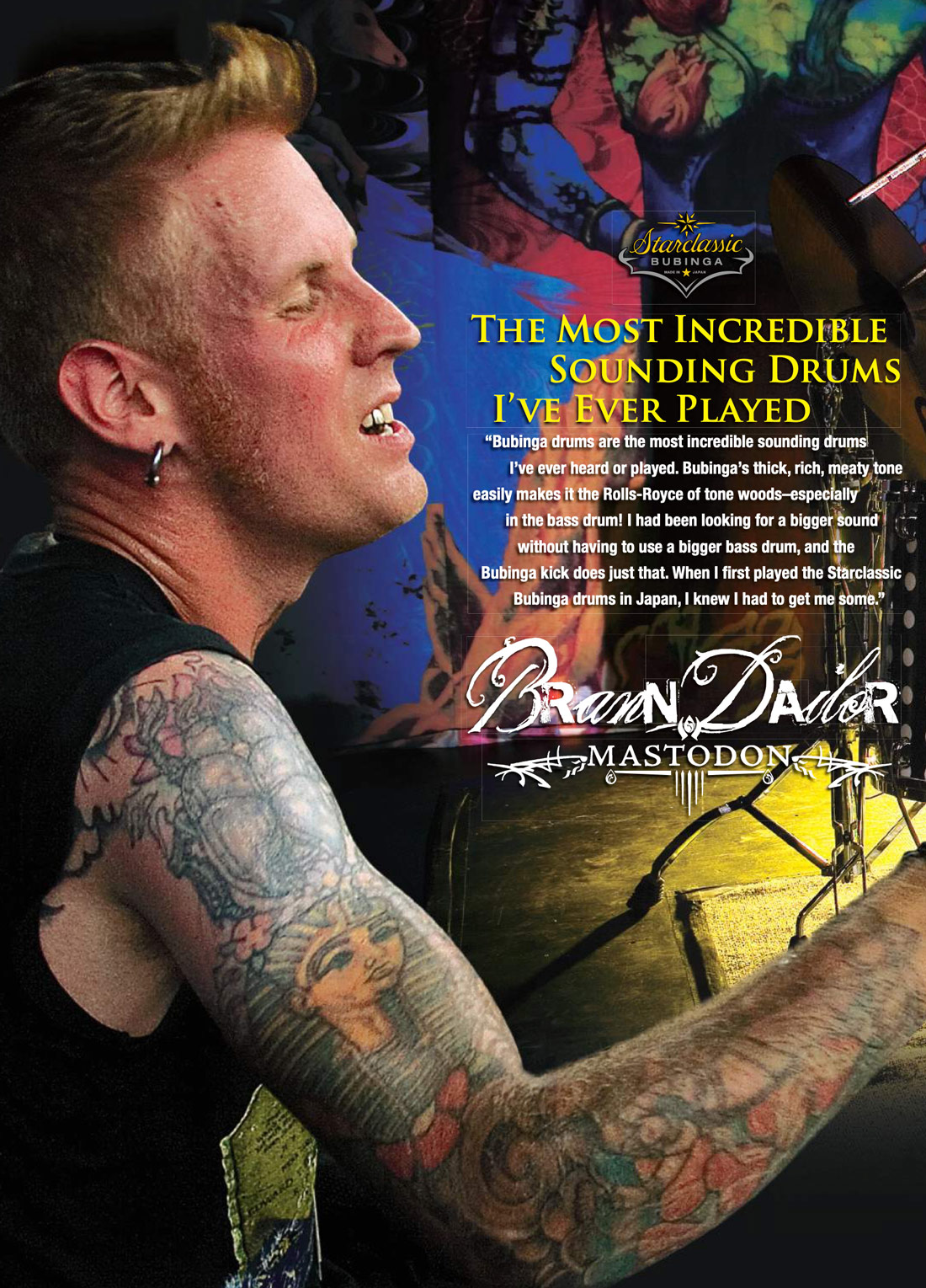 Brann Dailor Drummerworld