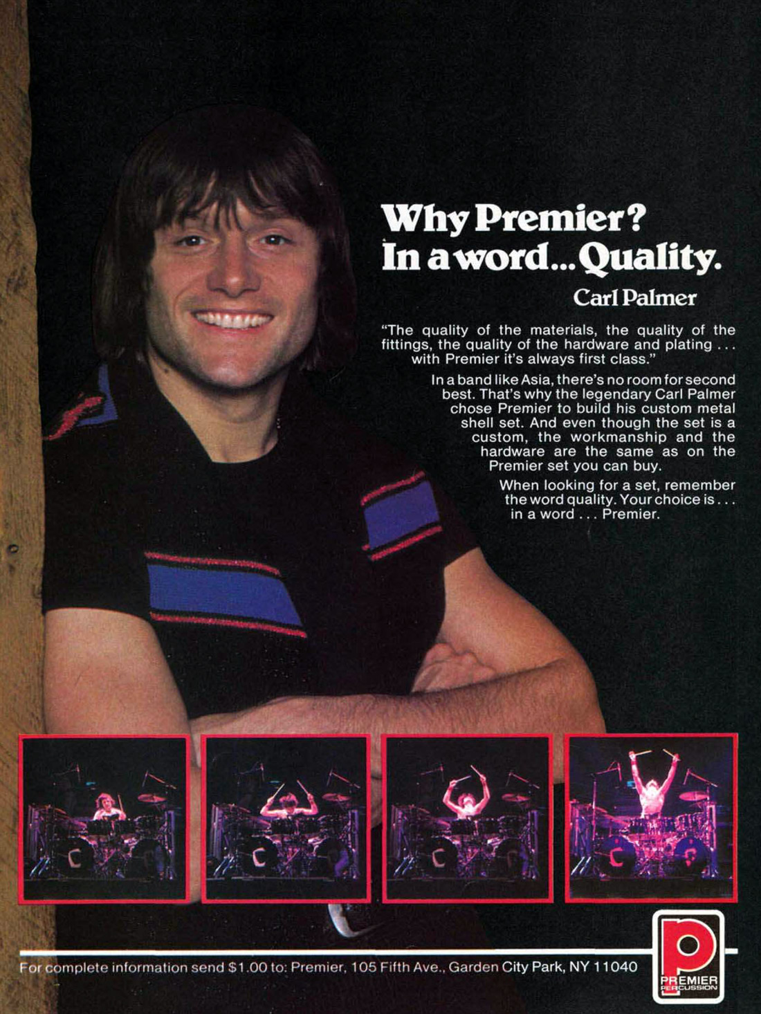 Carl Palmer Drummerworld