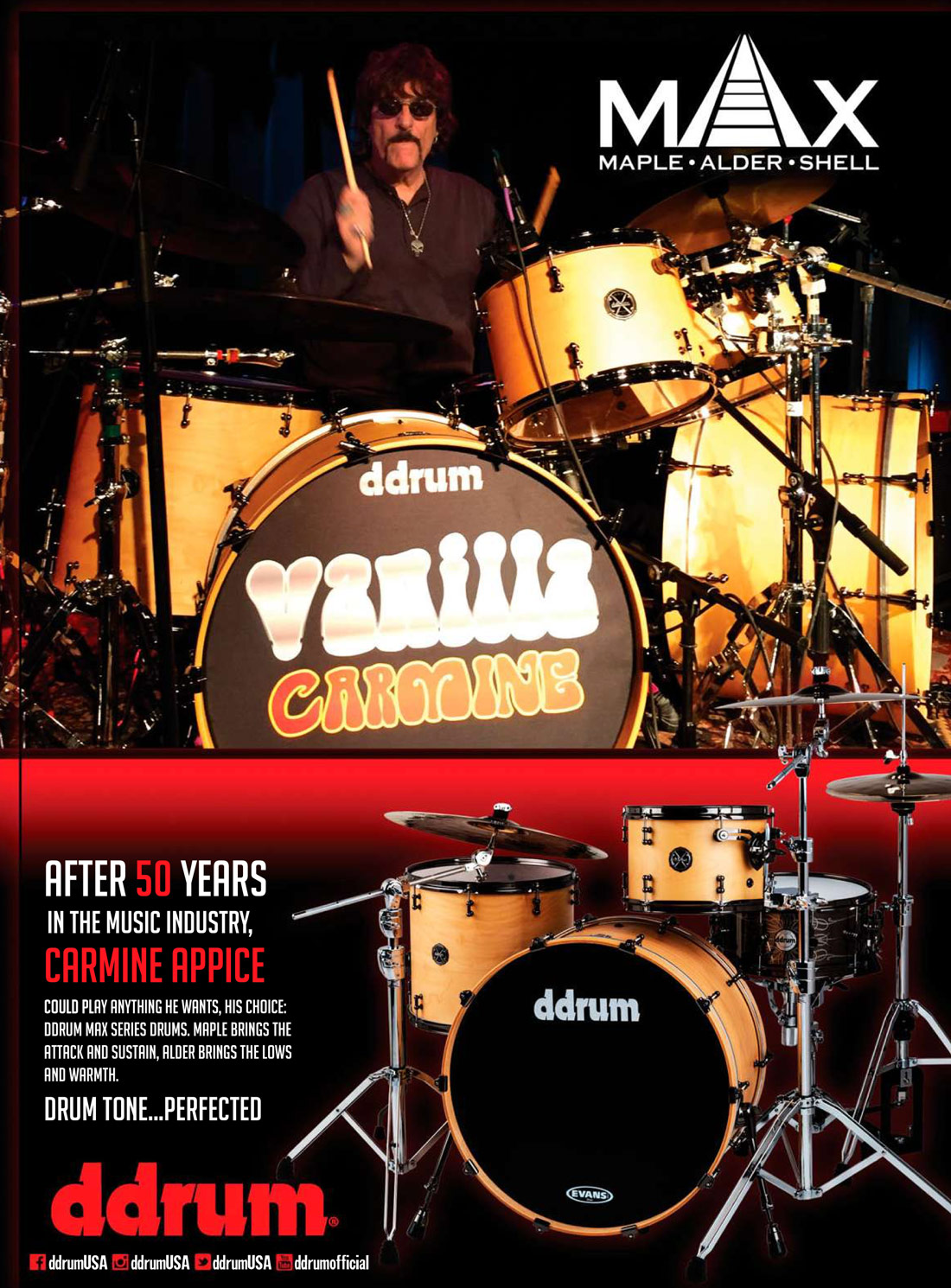 Carmine Appice Drummerworld