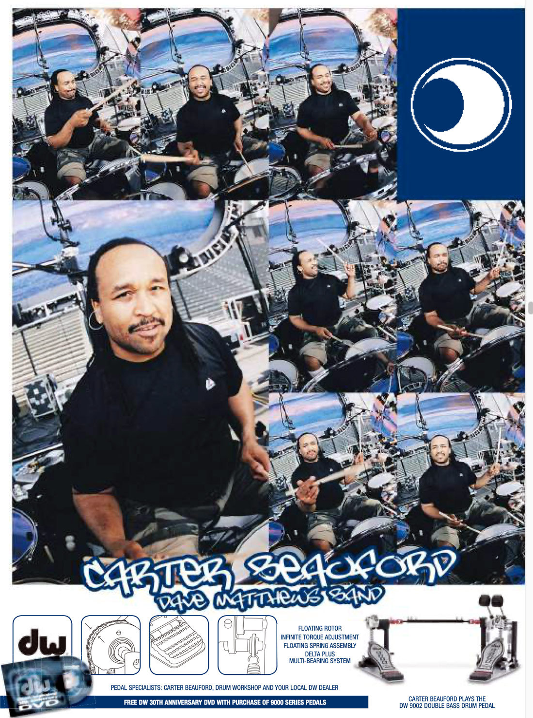 Carter Beauford Drummerworld