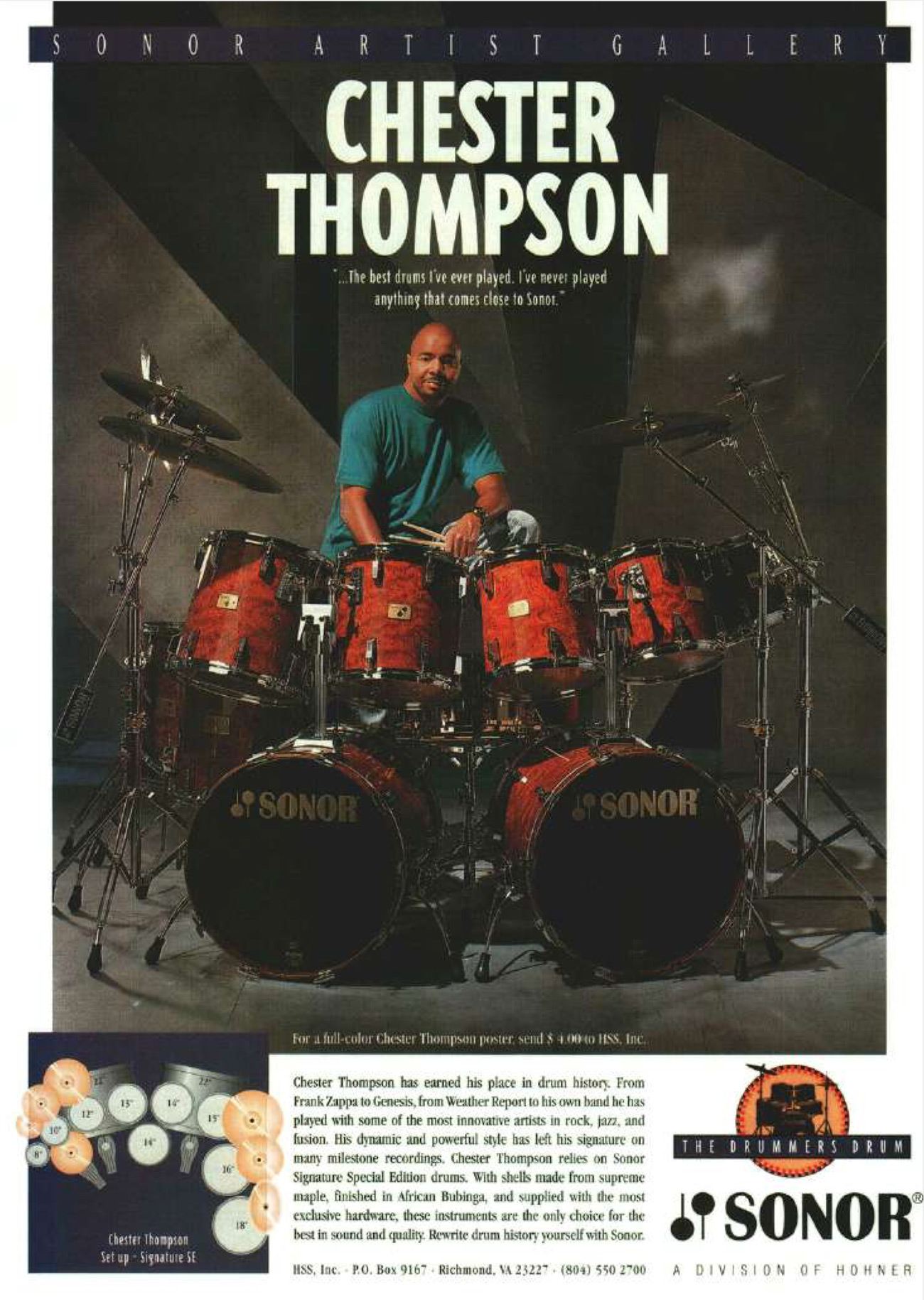 Chester Thompson Drummerworld