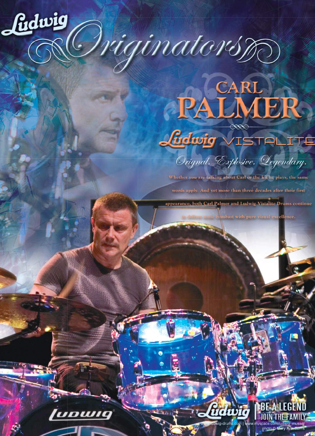 Carl Palmer Drummerworld