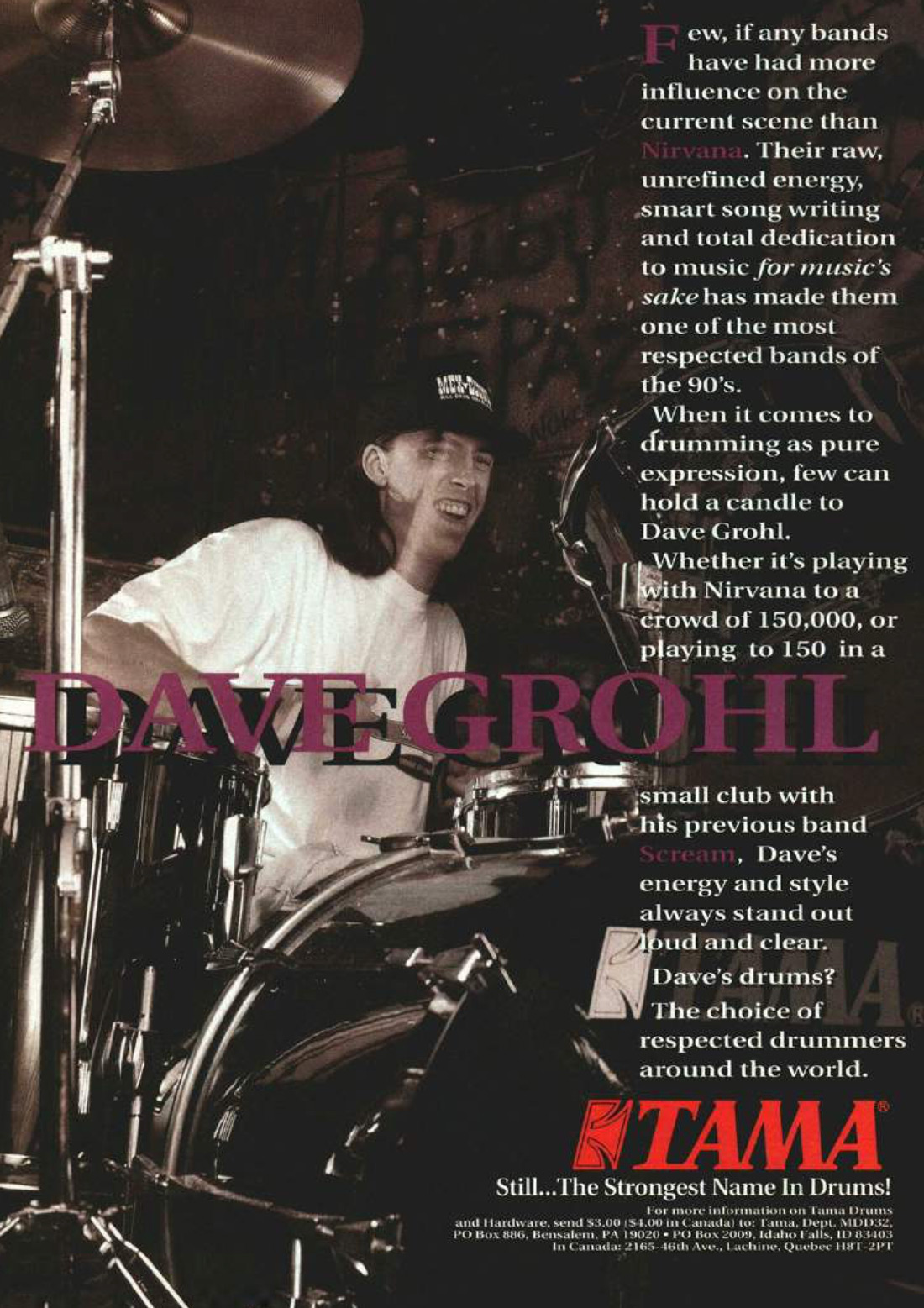 Dave Grohl Drummerworld