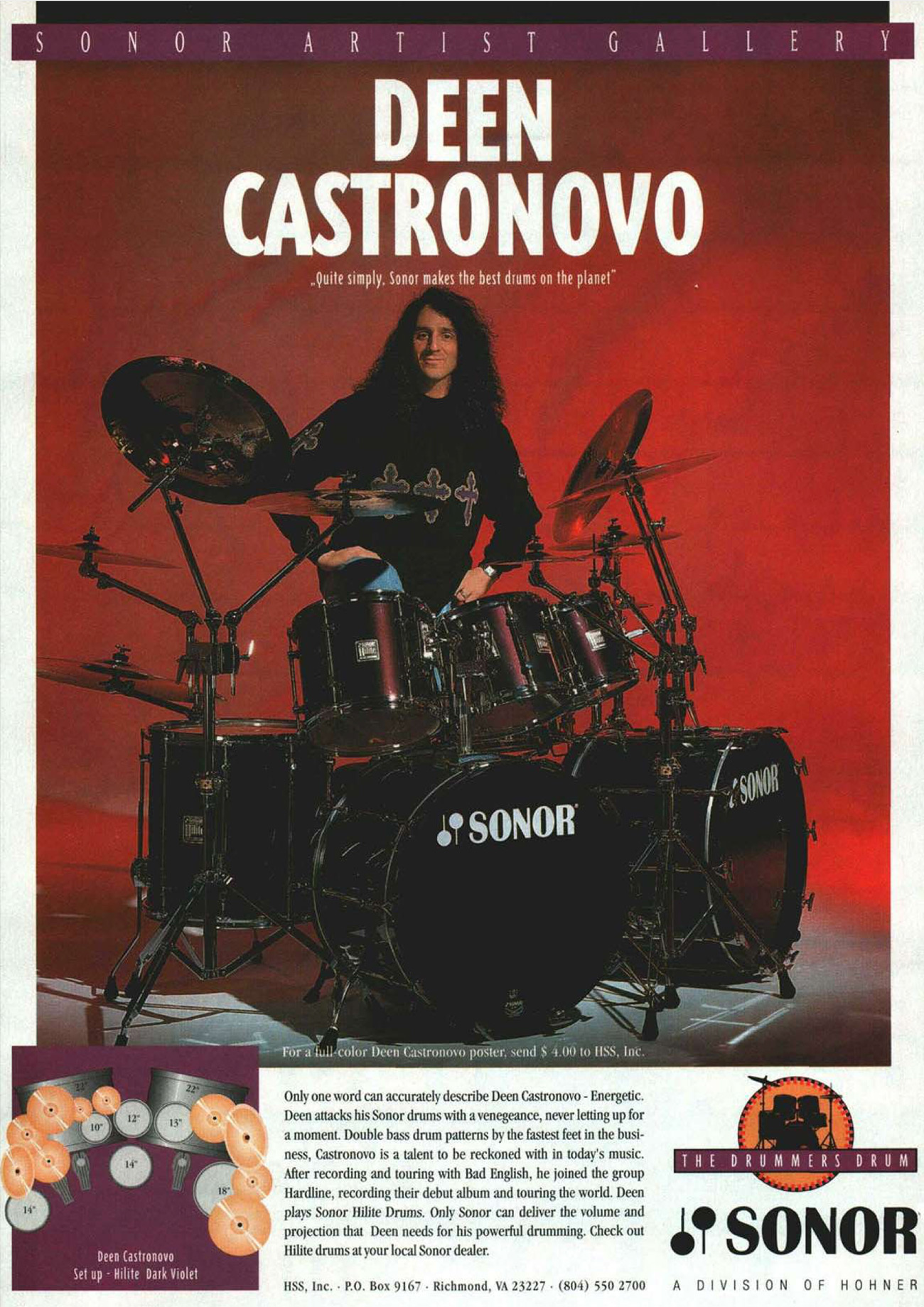 Deen Castronovo Drummerworld