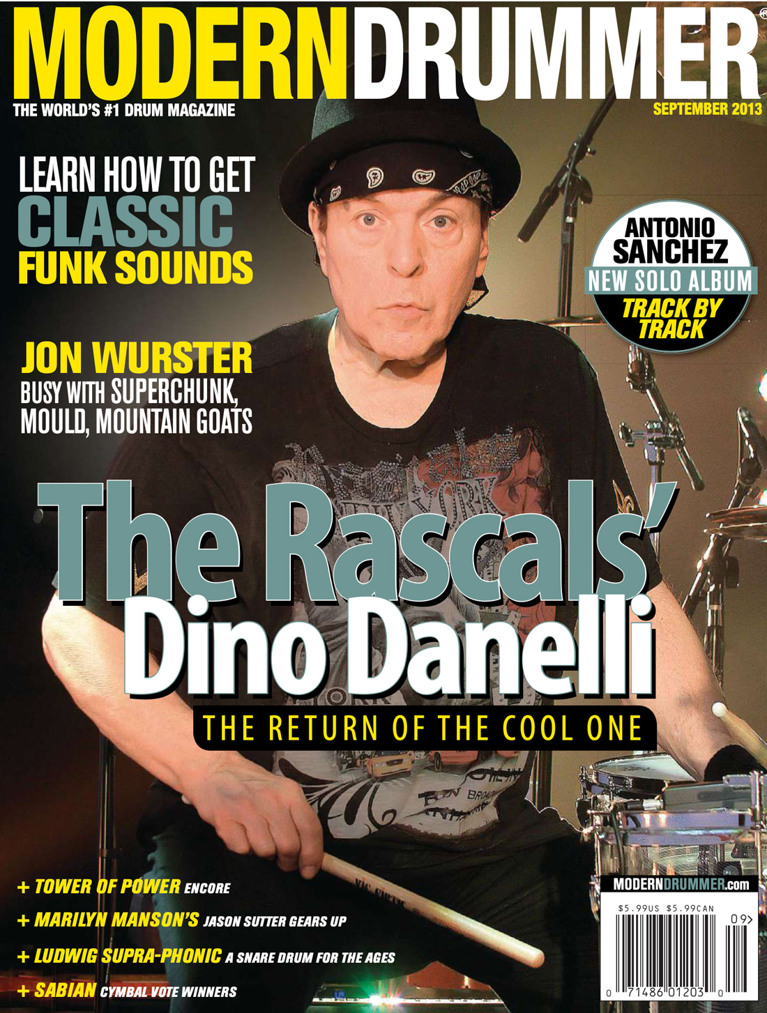 Dino Danelli Drummerworld