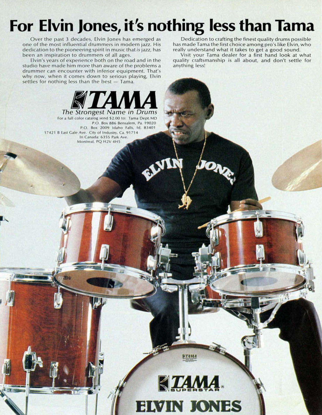 Elvin Jones Drummerworld