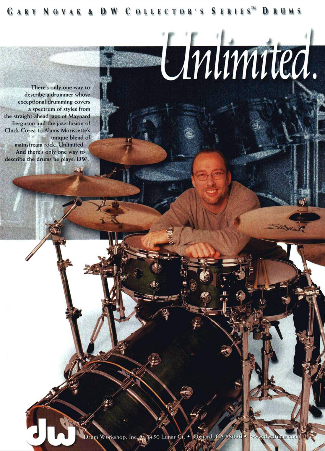 Gary Novak Drummerworld