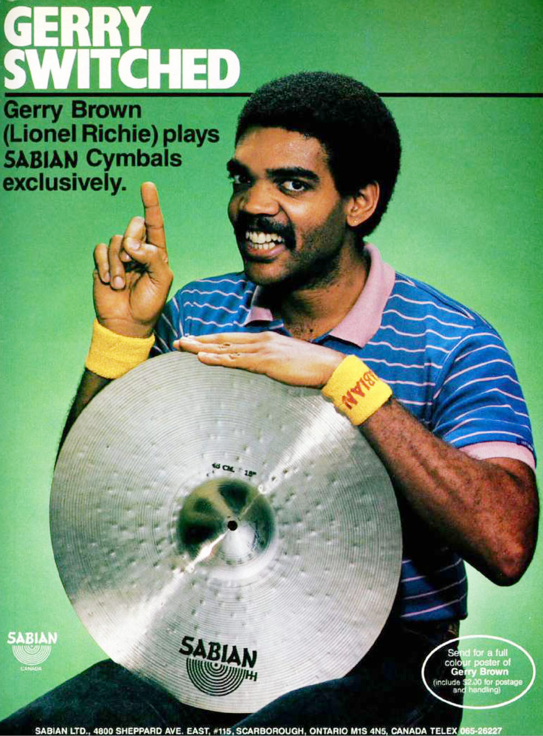 Gerry Brown Drummerworld