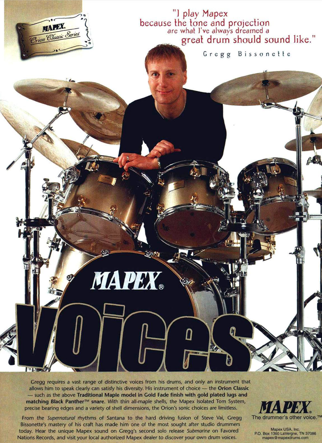 Gregg Bissonette Drummerworld