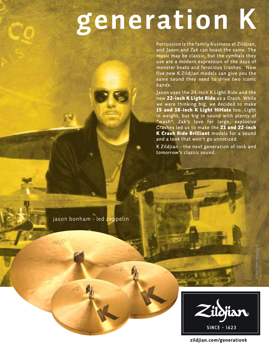 Jason Bonham on Drummerworld