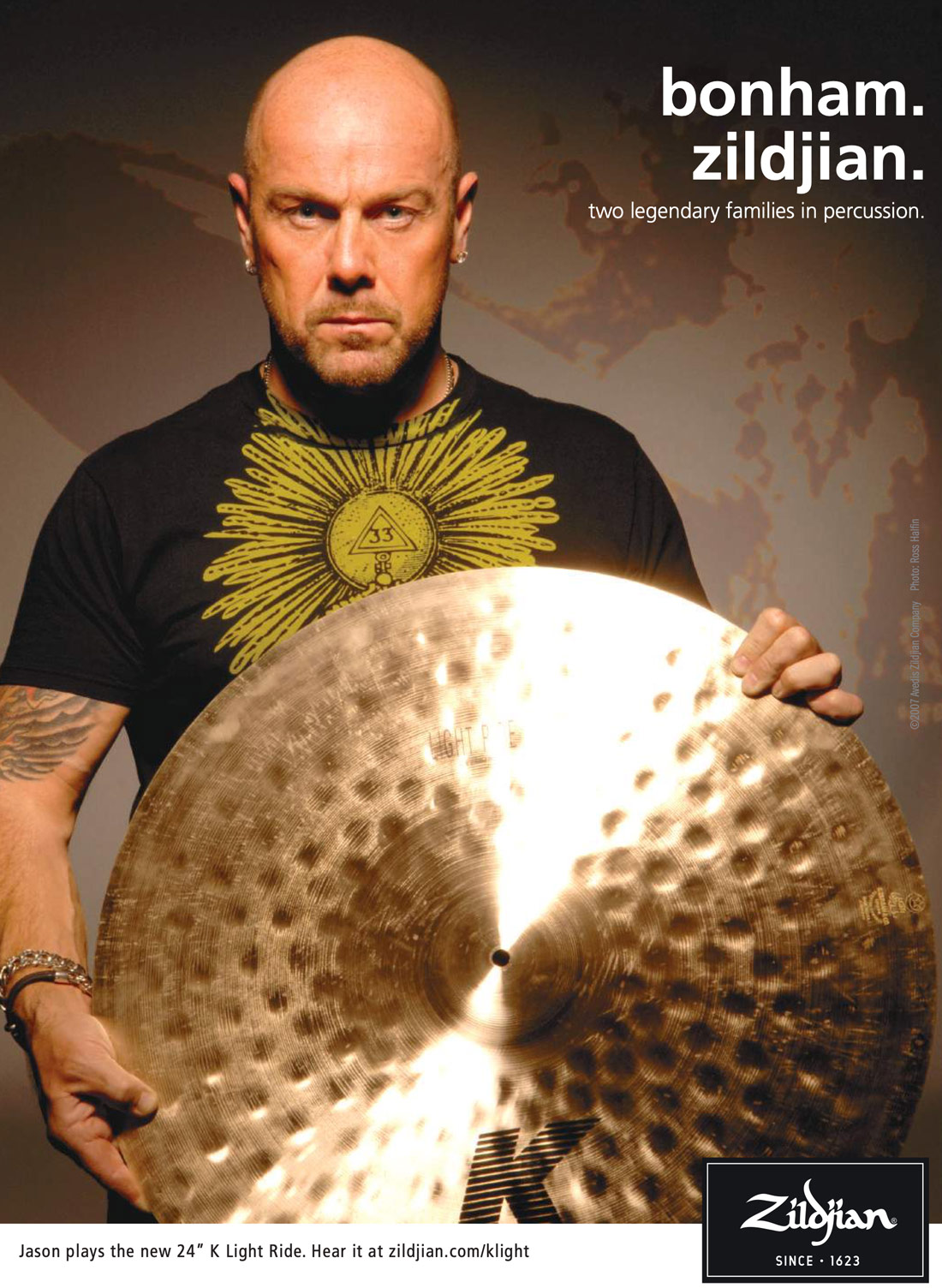 Jason Bonham on Drummerworld