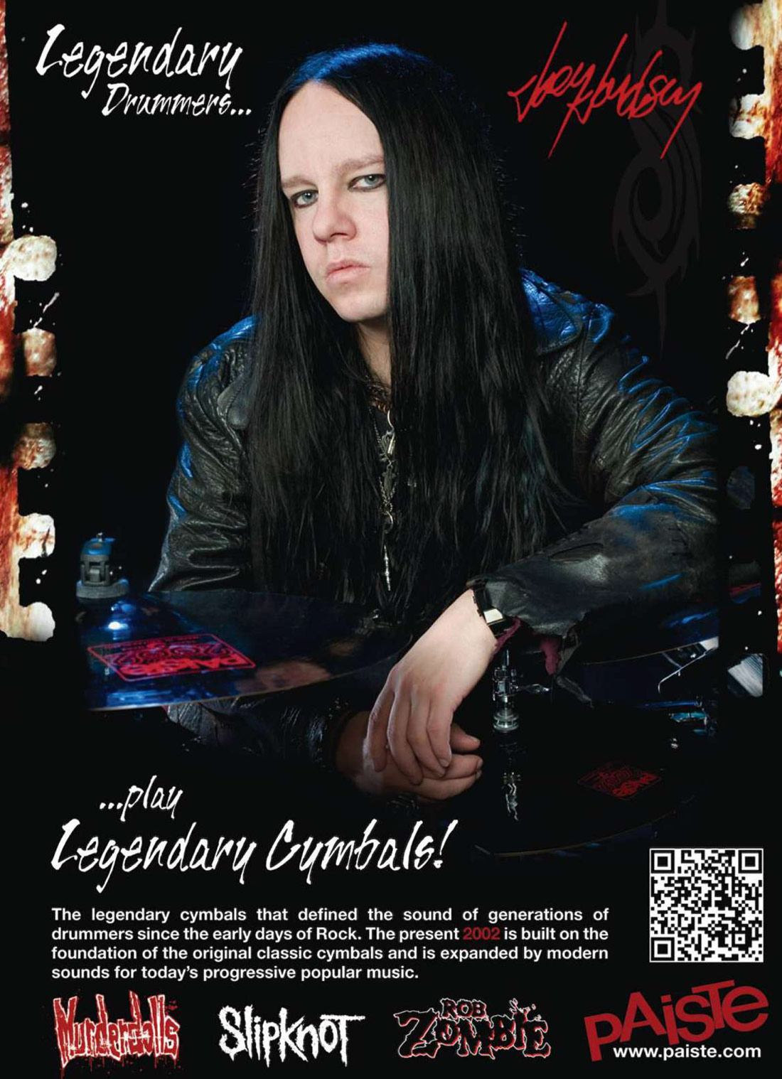 Joey Jordison - Drummerworld