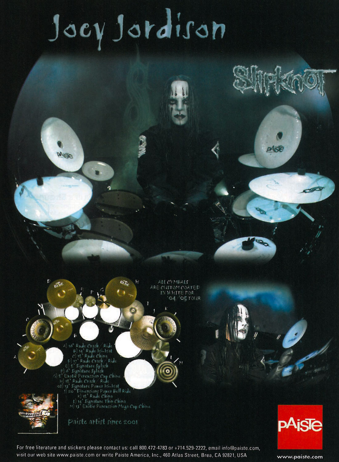 Joey Jordison - Drummerworld