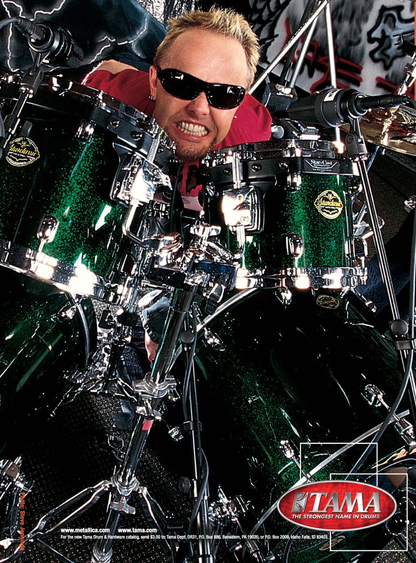 Lars Ulrich - Metallica - Drummerworld