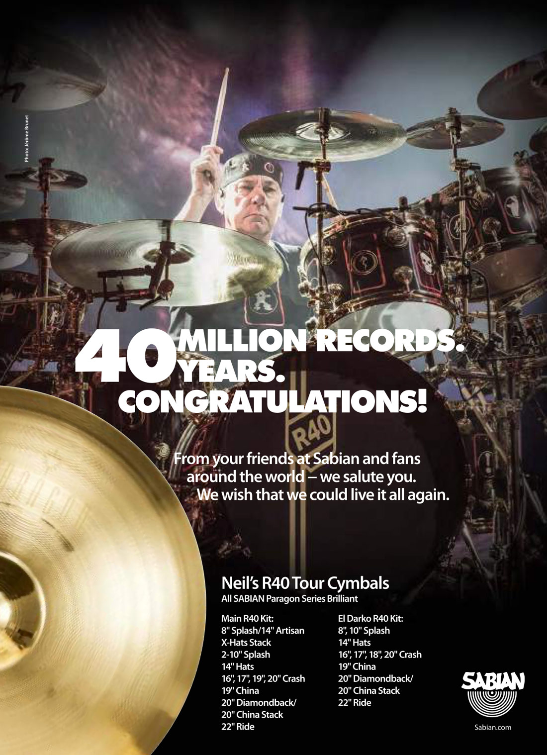 Neil Peart - Drummerworld