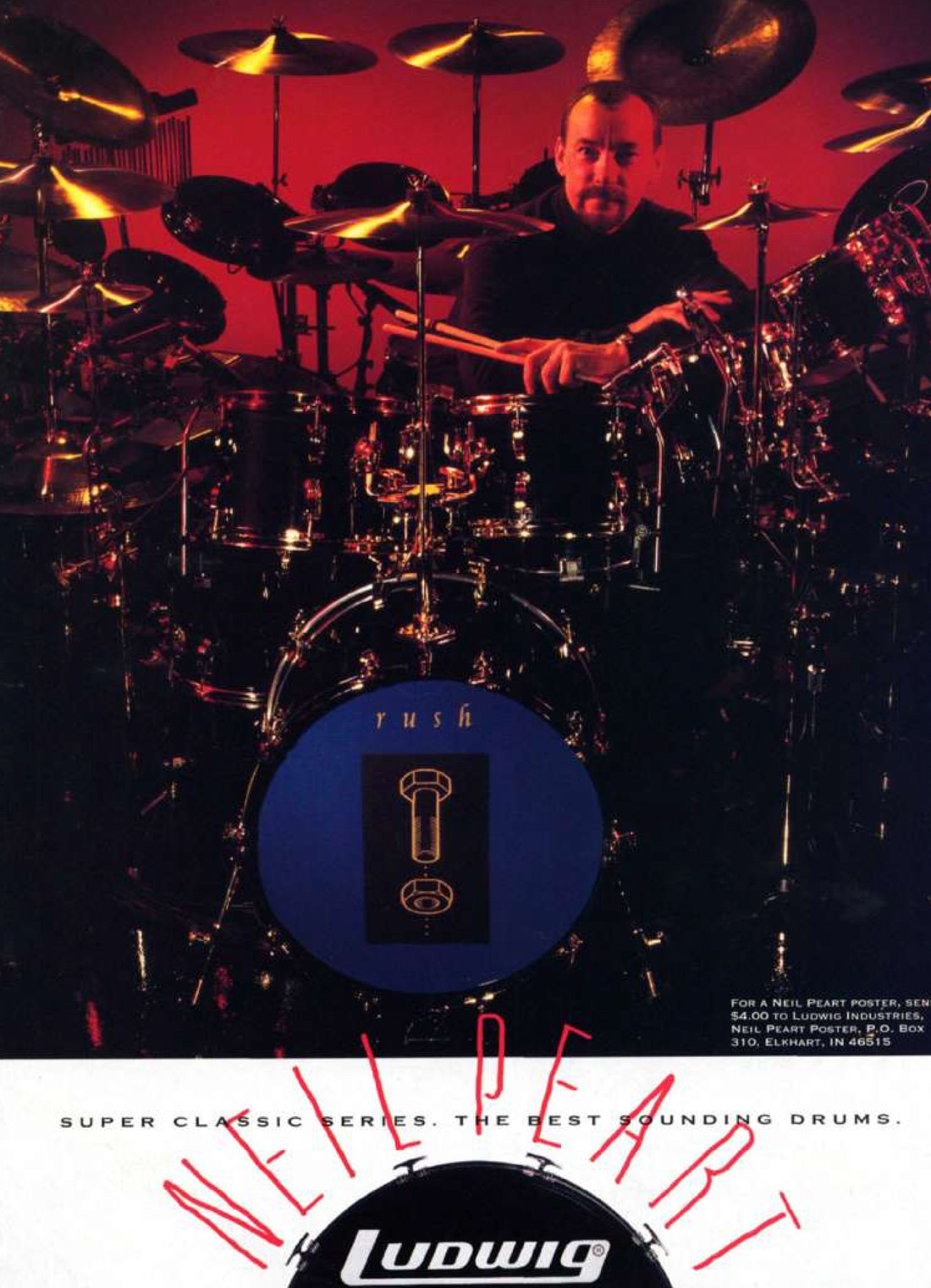 Neil Peart - Drummerworld