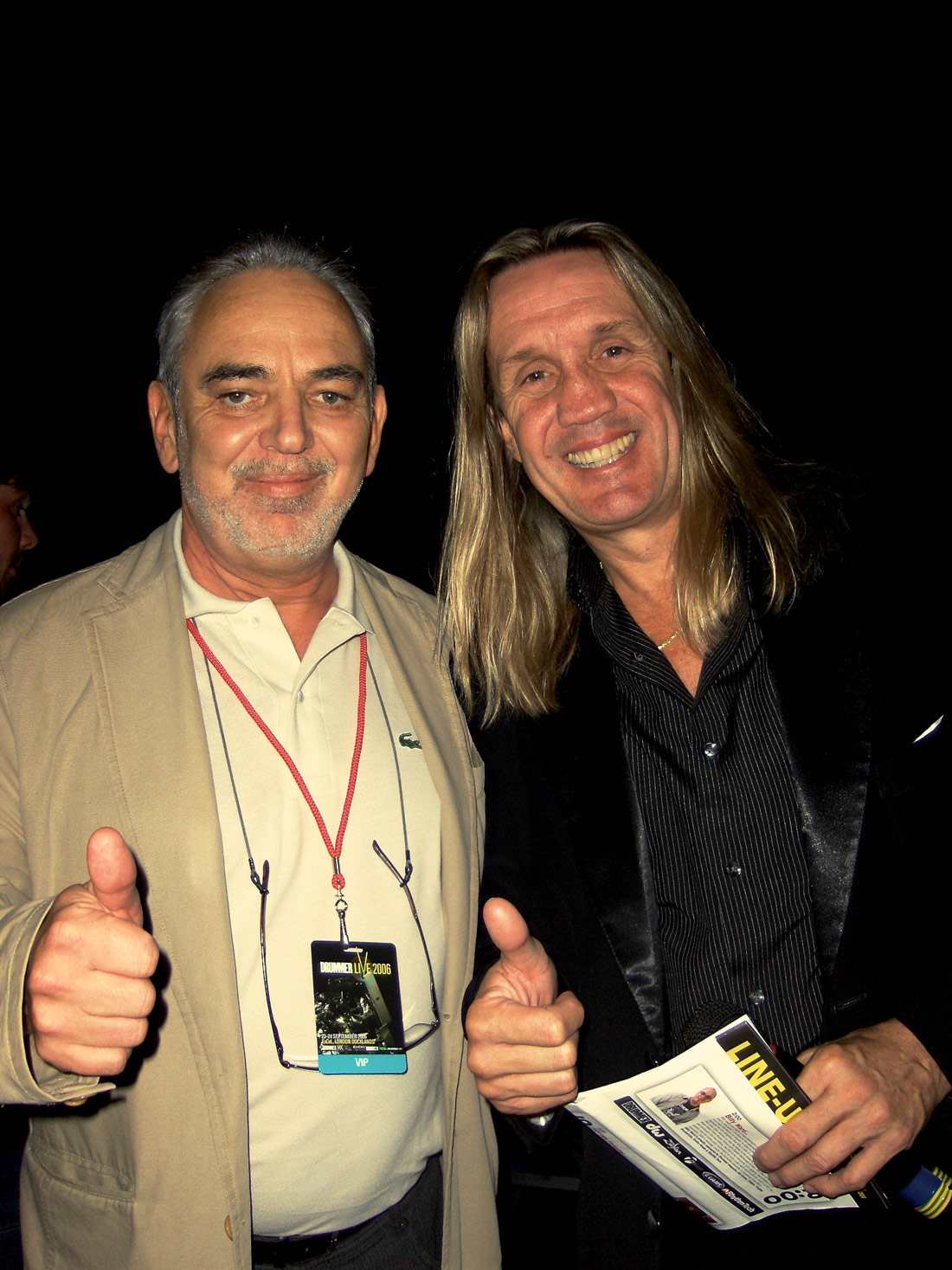 Nicko McBrain Drummerworld Bernhard Castiglioni