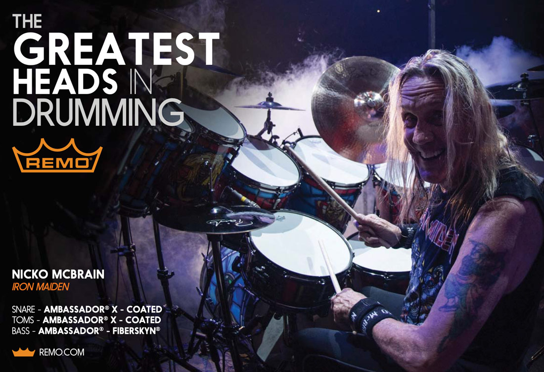 Nicko McBrain Drummerworld