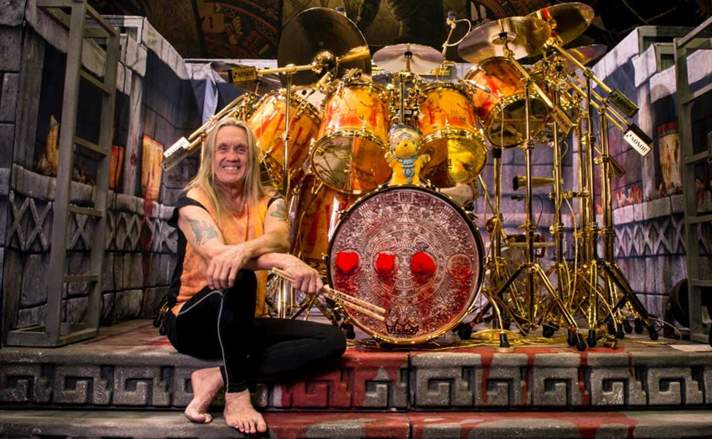 Nicko McBrain Drummerworld