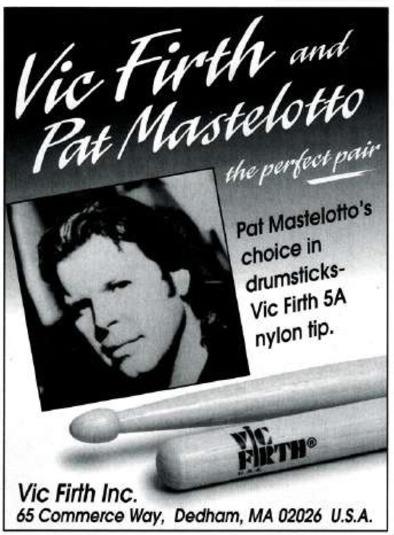 Pat Mastelotto Drummerworld