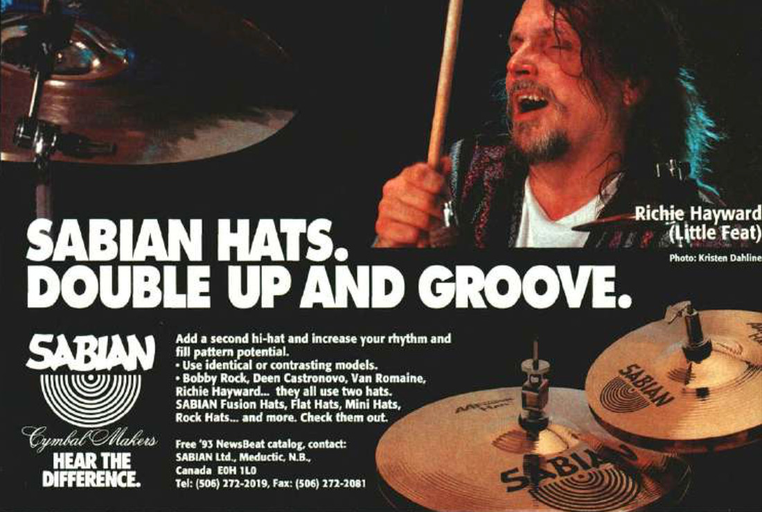 Richie Hayward Drummerworld