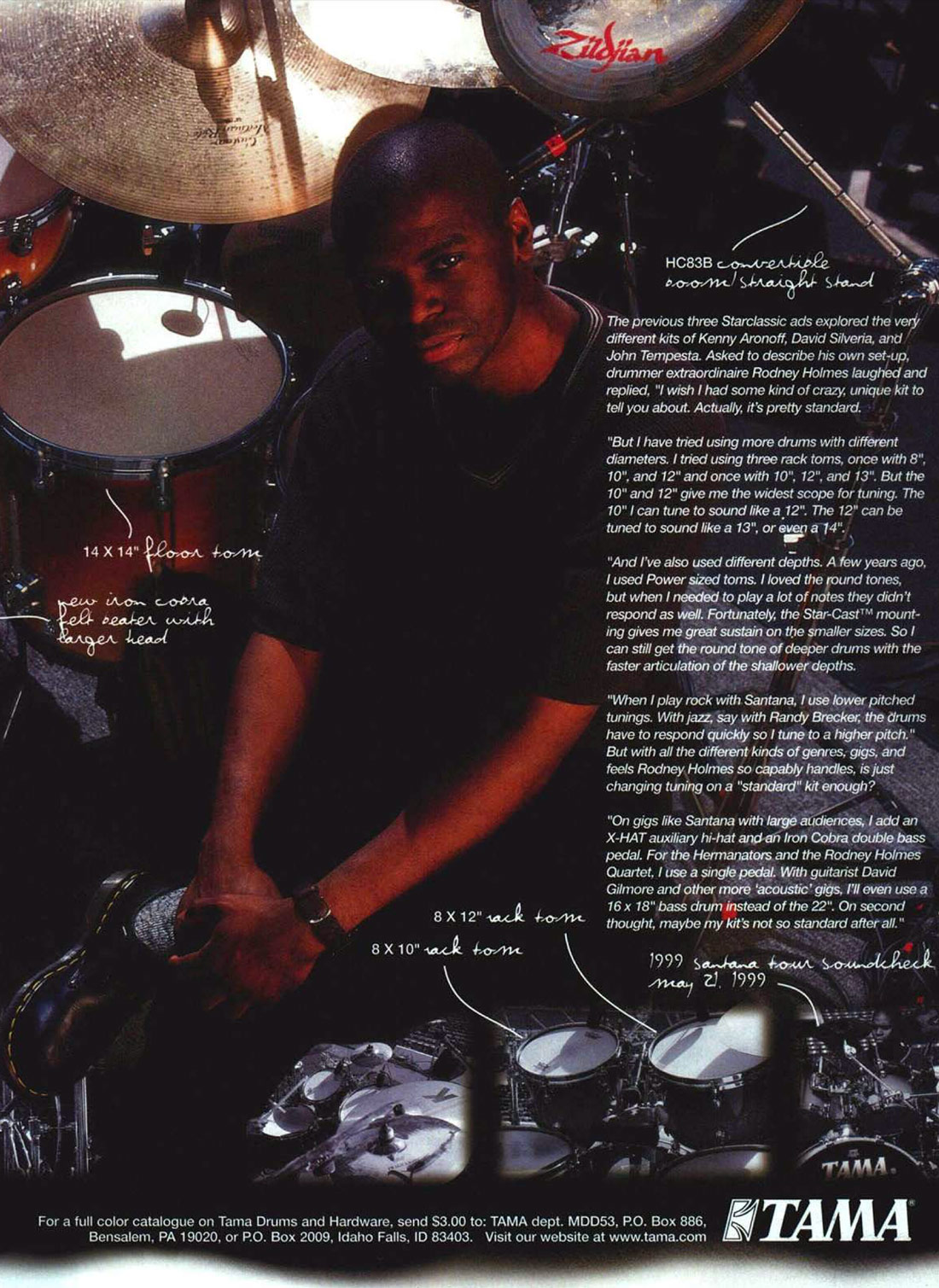 Rodney Holmes Drummerworld