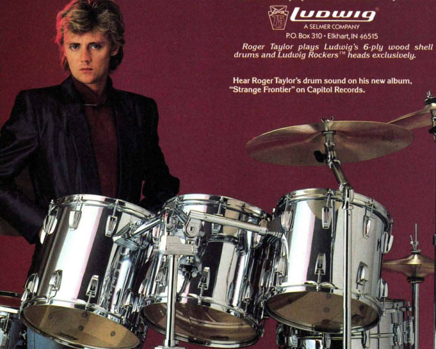 Roger Taylor Queen Drummerworld